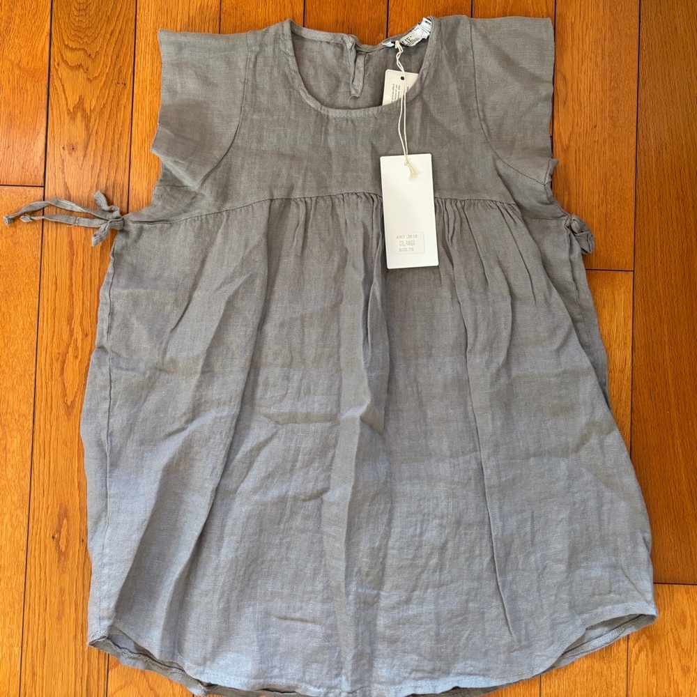 Bundle of  Sleeveless Linen Dress and a tunic